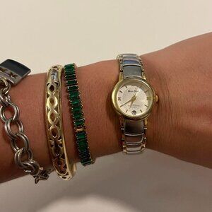 two tone vintage watch ba0f